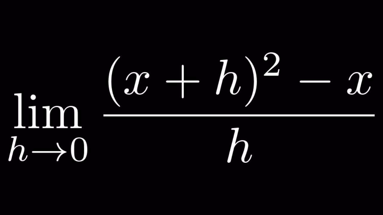 How do you evaluate the limit of H H?