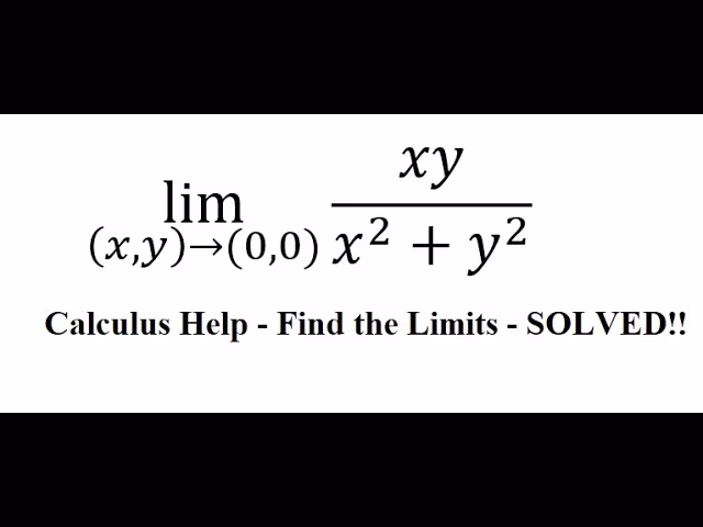 Does lim X 0f(x y) (0 0) specify a direction?