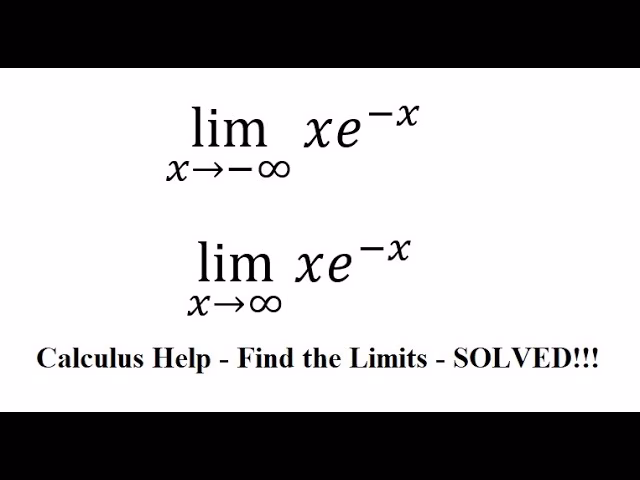 What is the limit of ex - 1/x as x approaches 0?