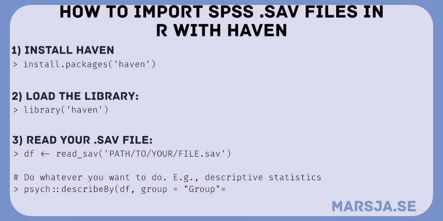 How to read a SPSS SV file to R?